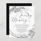 Begrotingssympathie Dank je wel. Papierblad (Voorkant / Achterkant)