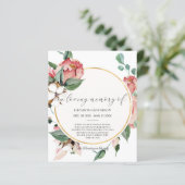 Begrotingssympathie Dank je wel. Papierblad (Staand voorkant)