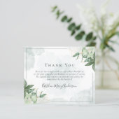 Begrotingssympathie Eucalyptus Funeral Dank u wel (Staand voorkant)