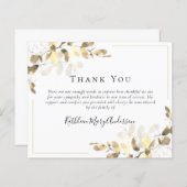 Begrotingssympathie Eucalyptus Funeral Dank u wel (Voorkant / Achterkant)