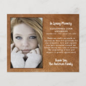 Begrotingssympathie Foto begrafenis bedankt leder (Voorkant)