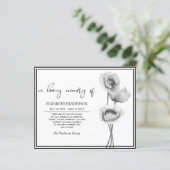 Begrotingssympathie Geheugen /Dank u. (Staand voorkant)