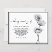 Begrotingssympathie Geheugen /Dank u. (Voorkant)