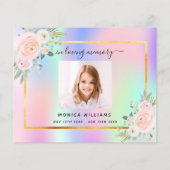 Begrotingssympathie regenboog bedankt foto (Achterkant)