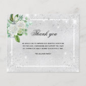 Begrotingssympathie zilveren foto bedankt (Voorkant)