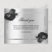 Begrotingssympathie zilveren foto bedankt (Voorkant)