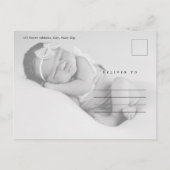 Begrotingsteam Baptisme & Christening Uitnodiging Briefkaart (Achterkant)