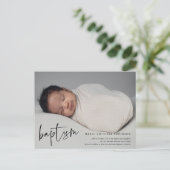 Begrotingsteam Baptisme & Christening Uitnodiging Briefkaart (Staand voorkant)