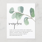 Begrotingsteken Groene Eucalyptus Weddenschappen (Voorkant)