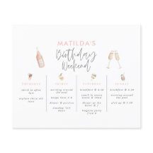 Begrotingstraject voor girale verjaardagsweekends