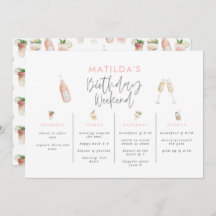 Begrotingstraject voor girale verjaardagsweekends