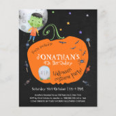 Begrotingsuitnodiging voor de Kinder Costume-parti (Voorkant)