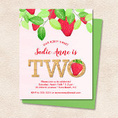 Begrotingsuitnodiging voor de zoete aardbei 2e ver