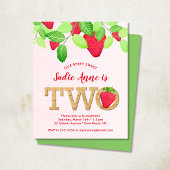 Begrotingsuitnodiging voor de zoete aardbei 2e ver