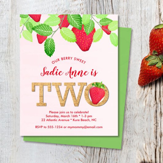 Begrotingsuitnodiging voor de zoete aardbei 2e ver