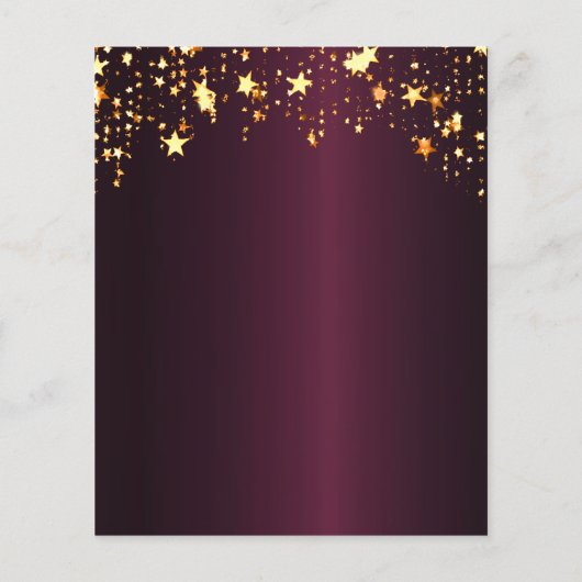 Begrotingsuitnodiging voor gradustrie-partij Bourg Flyer (Achterkant)