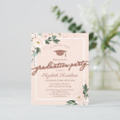 Begrotingsuitnodiging voor het Afstudeerder van de (Staand voorkant)