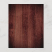 Begrotingsuitnodiging voor het baby shower van bij (Achterkant)