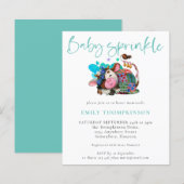 Begrotingsverklikkerige Koe die Blauwgroen Baby sp (Voorkant / Achterkant)