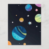 Begrotingsverlies! Rocket Trip Boy Birthday Party (Achterkant)