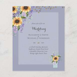 BEGROTINGSVERZOEKEN - Rustige zonnebloemen Flyer