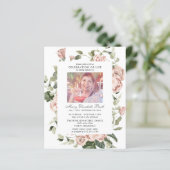 Begrotingsviering van de foto van Life Pink Floral (Staand voorkant)