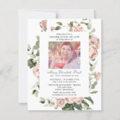 Begrotingsviering van de foto van Life Pink Floral (Voorkant)