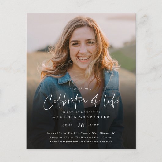 Begrotingsviering van de herdenking van het leven (Voorkant)