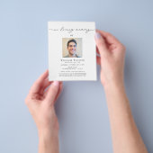 Begrotingsviering van de herdenking van het leven flyer (Hand)