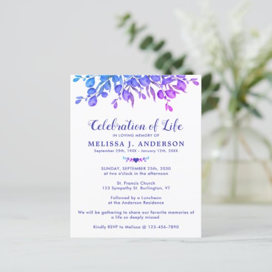 Begrotingsviering van de Paarse investering in Euc (Staand voorkant)