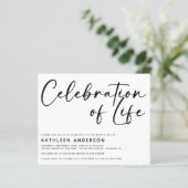 Begrotingsviering van de uitnodiging tot het indie (Staand voorkant)