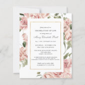 Begrotingsviering van de uitnodiging tot het indie (Voorkant)