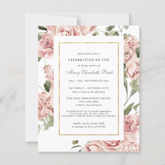 Begrotingsviering van de uitnodiging tot het indie (Voorkant)