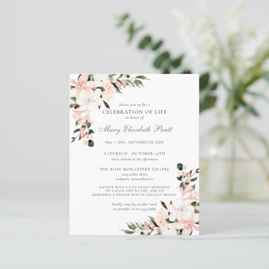 Begrotingsviering van de uitnodiging tot het indie (Staand voorkant)