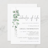 Begrotingsviering van de uitnodiging tot het indie (Voorkant / Achterkant)