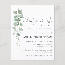 Begrotingsviering van de uitnodiging tot het indie