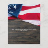 Begrotingsviering van de uitnodiging tot het indie (Achterkant)