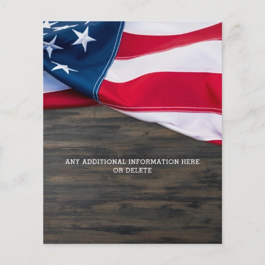 Begrotingsviering van de uitnodiging tot het indie (Achterkant)