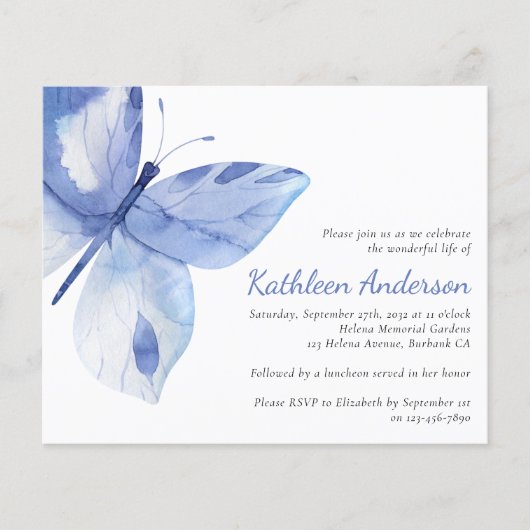 Begrotingsviering van de uitnodiging tot het indie (Voorkant)