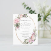 Begrotingsviering van de uitnodiging tot het indie (Staand voorkant)