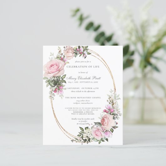 Begrotingsviering van de uitnodiging tot het indie (Staand voorkant)