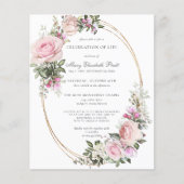 Begrotingsviering van de uitnodiging tot het indie (Voorkant)