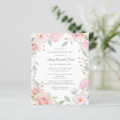 Begrotingsviering van de uitnodiging tot het indie (Staand voorkant)