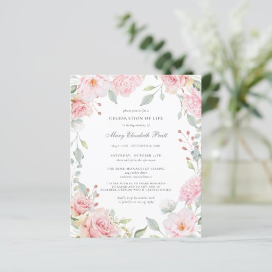 Begrotingsviering van de uitnodiging tot het indie (Staand voorkant)