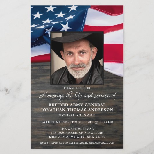 Begrotingsviering van de uitnodiging tot militair  (Voorkant)