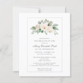 Begrotingsviering van de uitnodiging van Life Whit (Voorkant)