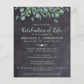 Begrotingsviering van het leven Rustische eucalypt (Voorkant)