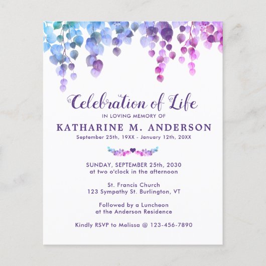 Begrotingsviering van het Paars-groene leven in he (Voorkant)