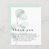 BegrotingsWaterverf Eucalyptus Funeral Hartelijk d (Voorkant / Achterkant)