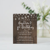 BEGROTINGSWood Klokjeslampje 1e verjaardag (Staand voorkant)